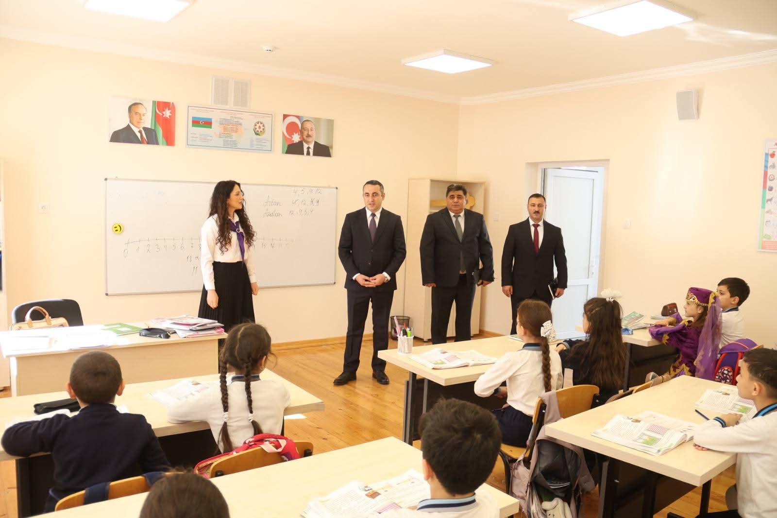 Kərkicahan qəsəbə 1 nömrəli tam orta məktəbində ilk dərs günü