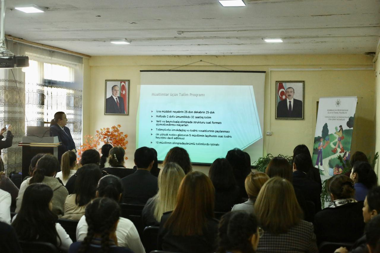 Yeni layihə: Region şagirdləri ingilis dili olimpiadasına hazırlaşdırılır