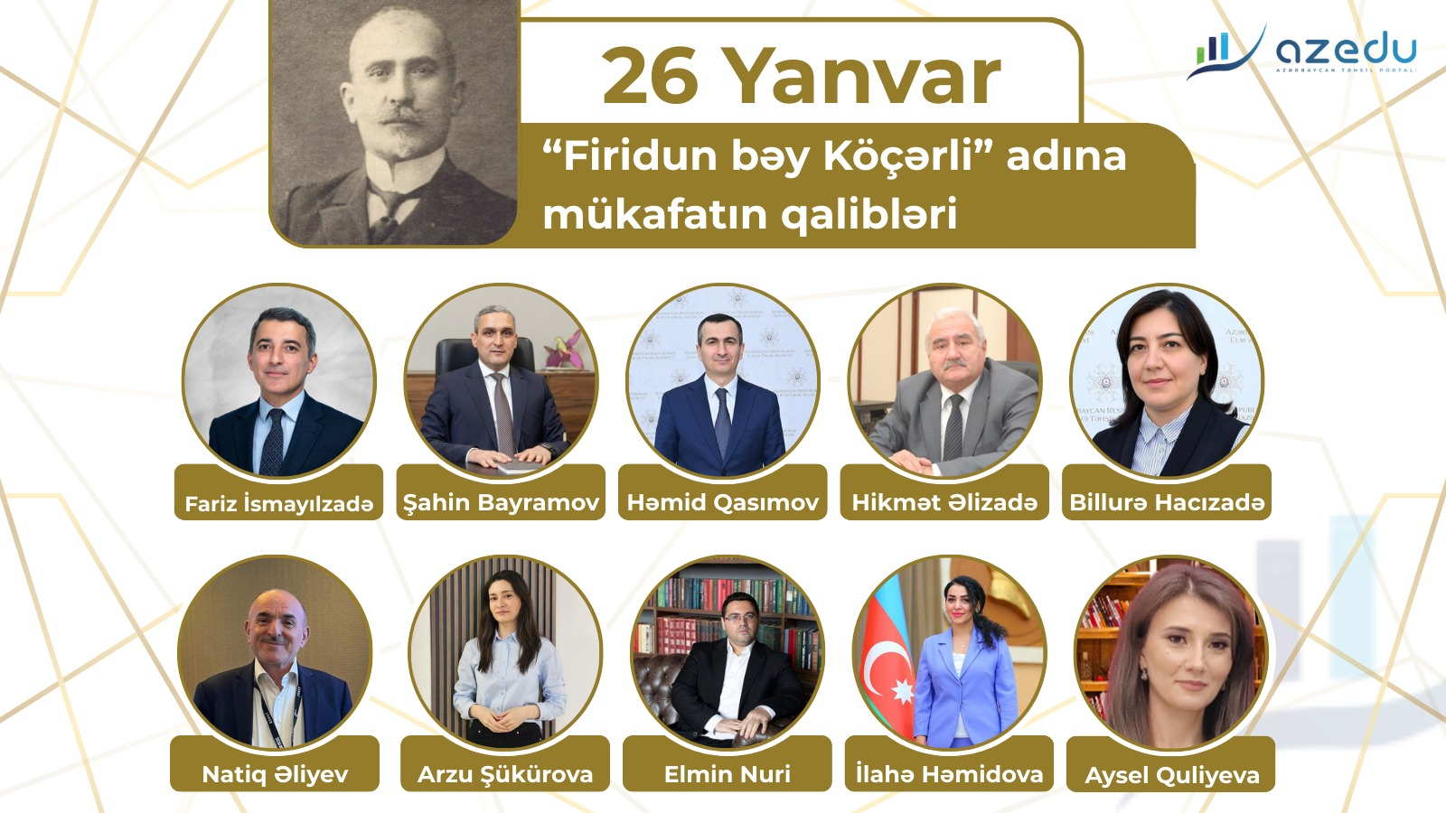 “Firidun bəy Köçərli mükafatı”nın qalibləri açıqlandı