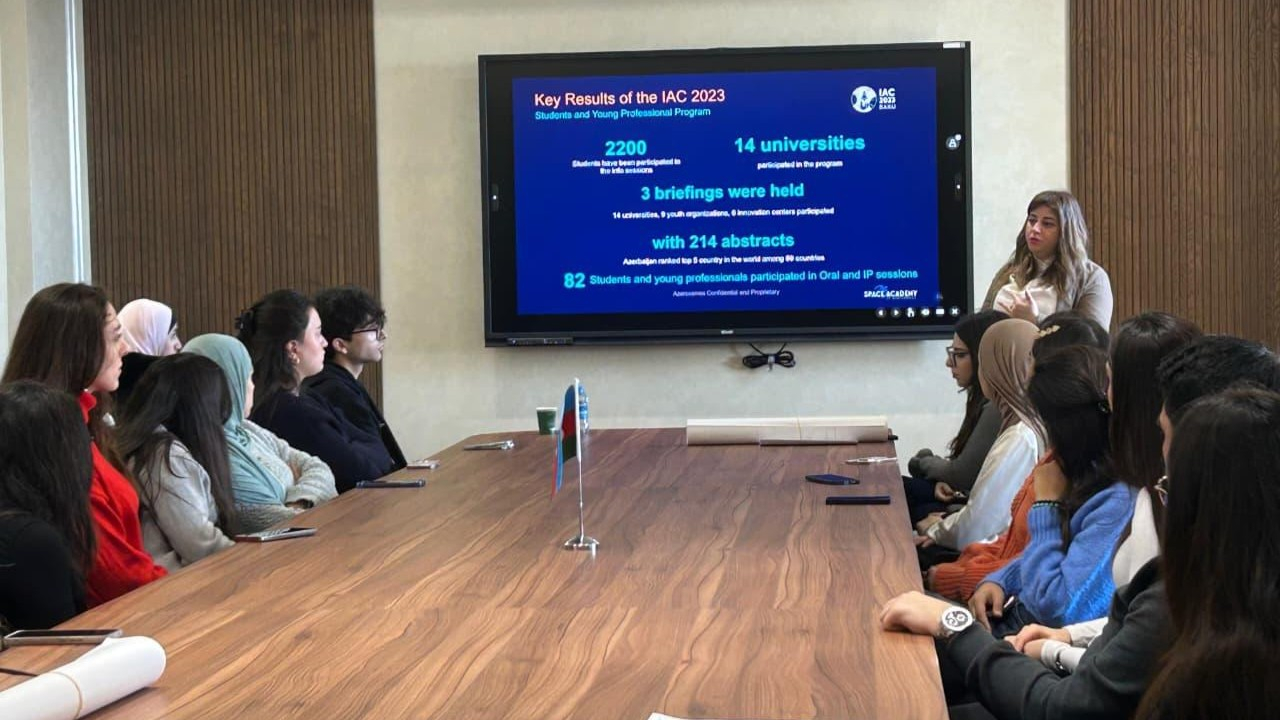 AzMİU-da astronavtika konqresi ilə bağlı infosessiya olub