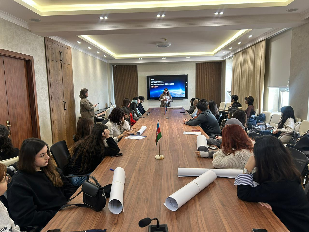 AzMİU-da astronavtika konqresi ilə bağlı infosessiya olub