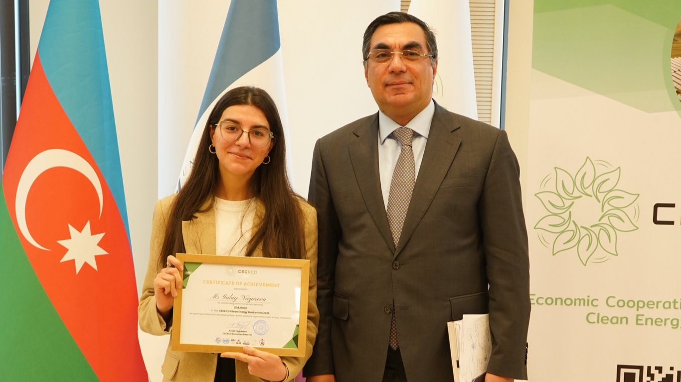 BANM tələbəsi beynəlxalq hakatonda qalib olub