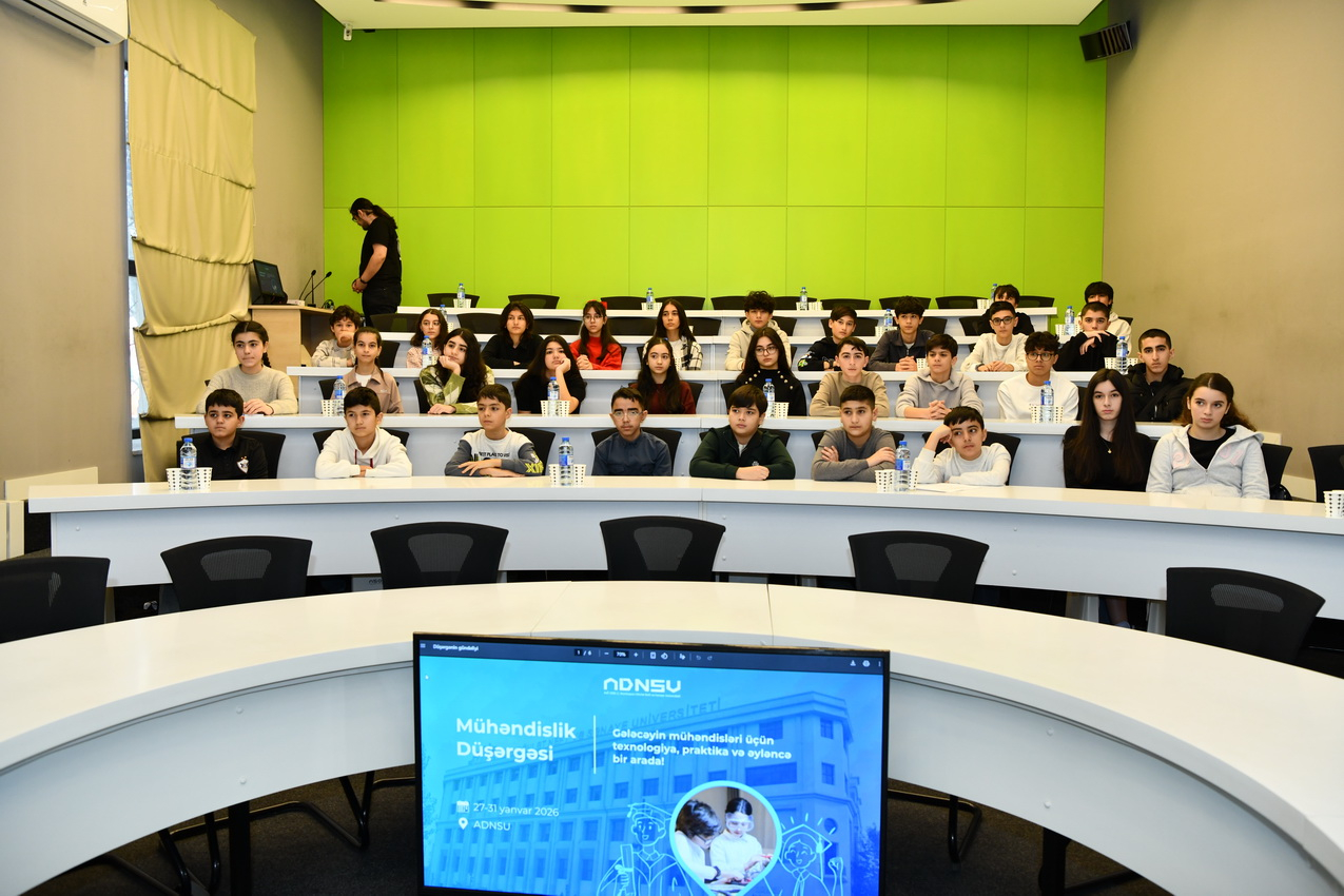 ADNSU-da şagirdlər üçün “Mühəndislik düşərgəsi” keçirilir
