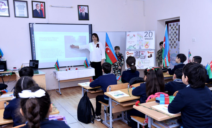 20 Yanvara həsr olunmuş xüsusi dərslər keçirilib