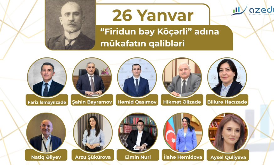 “Firidun bəy Köçərli mükafatı”nın qalibləri açıqlandı