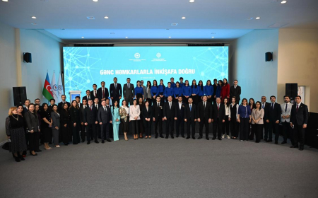 Nazir müavini “Gənc həmkarlarla inkişafa doğru” adlı tədbirdə iştirak edib 