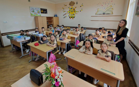 "İlk şagirdim babam olub"