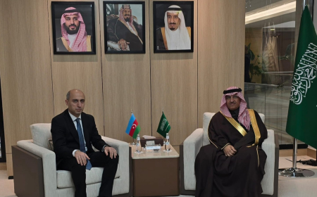 Emin Əmrullayev Səudiyyə Ərəbistanı Krallığının təhsil naziri ilə görüşüb