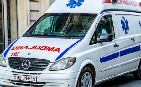 Bakıda şagird məktəbin pəncərəsindən yıxılıb 