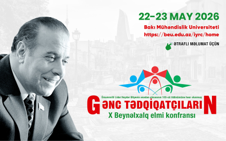 BMU-da Gənc tədqiqatçıların X Beynəlxalq elmi konfransı keçiriləcək 