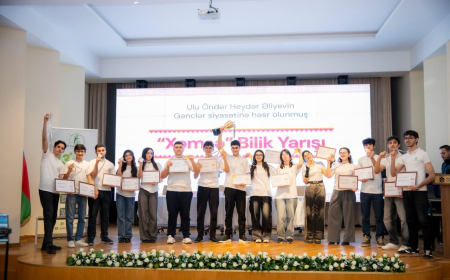 AzMİU-da şagirdlər arasında bilik yarışı keçirilib 