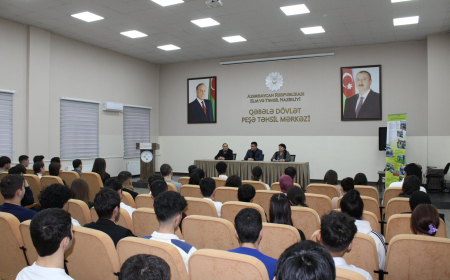 Peşə tələbələri üçün Gənclər Həftəsi çərçivəsində düşərgə təşkil olunub 