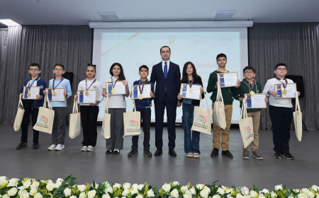 Müsabiqə və olimpiada qalibləri mükafatlandırılıb