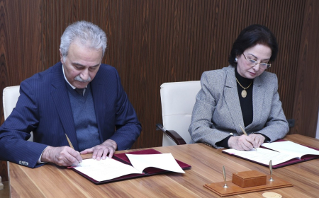 AzMİU ilə İqtisadiyyat İnstitutu arasında əməkdaşlıq memorandumu imzalanıb 