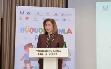 Bahar Muradova: Hüquqi dəyərlər uşaqlara kiçik yaşlardan aşılanmalıdır