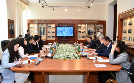 Macarıstanın nümayəndə heyəti ADNSU-da olub 