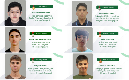 Məktəbli proqramçılarımızın daha bir uğuru: 6 medal qazanıblar