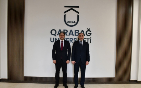 Yunus Emre İnstitutunun Bakı koordinatoru Qarabağ Universitetinə səfər edib