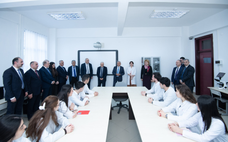 BMU-da Biotexnologiya elmi-tədqiqat və tədris laboratoriyası açılıb