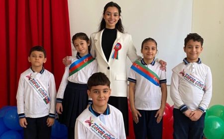 Gimnastika meydançasını məktəb stadionuna dəyişdi