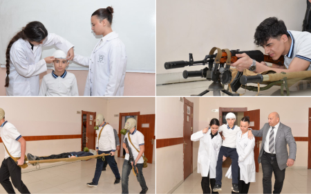 Mina qoydular, silahı söküb yığdılar, yaralıları təhlükəli zonadan çıxardılar