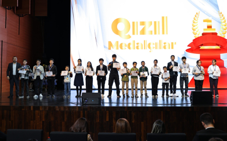 Beynəlxalq Fənn Olimpiadaları və müsabiqələrinin mükafatlandırma mərasimi keçirilib 