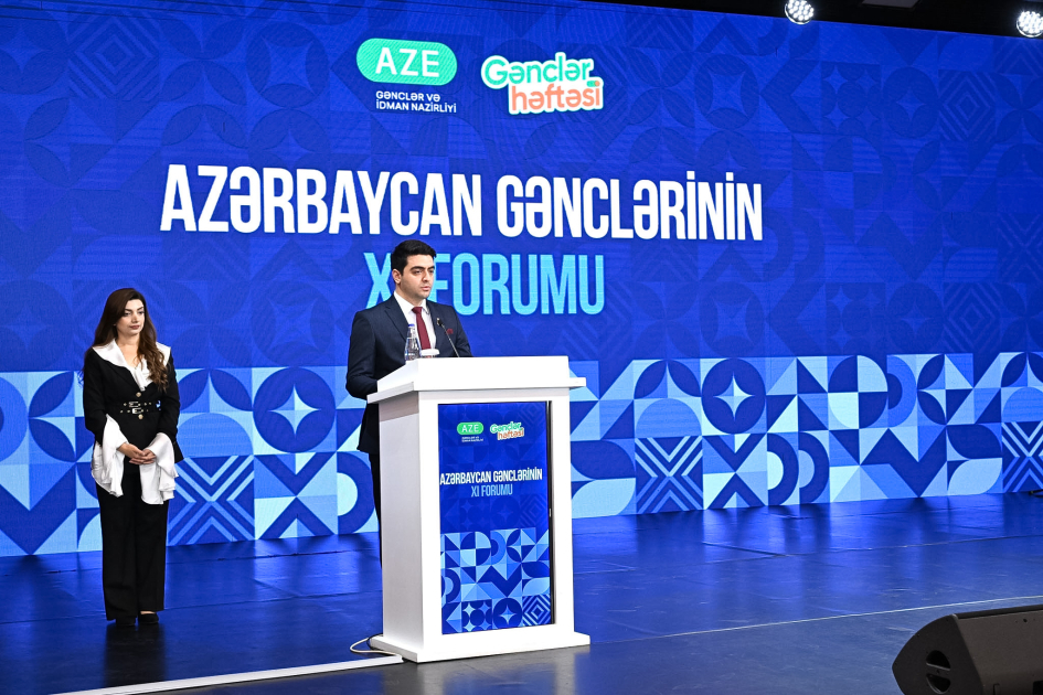 Azərbaycan Gənclərinin XI Forumunun açılış mərasimi keçirilib