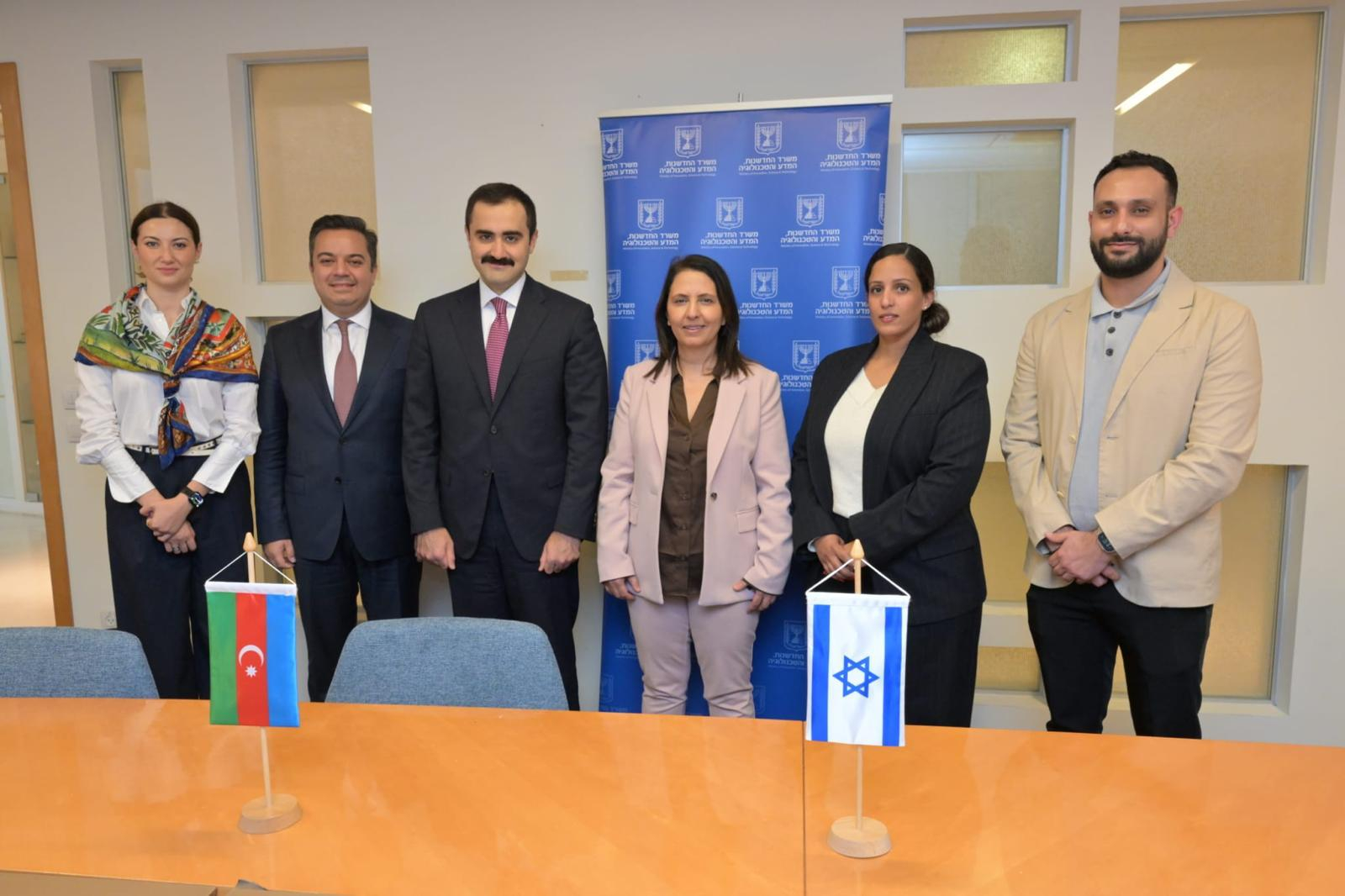 Azərbaycanla İsrail elm və texnologiya sahəsində sənəd imzalayıb