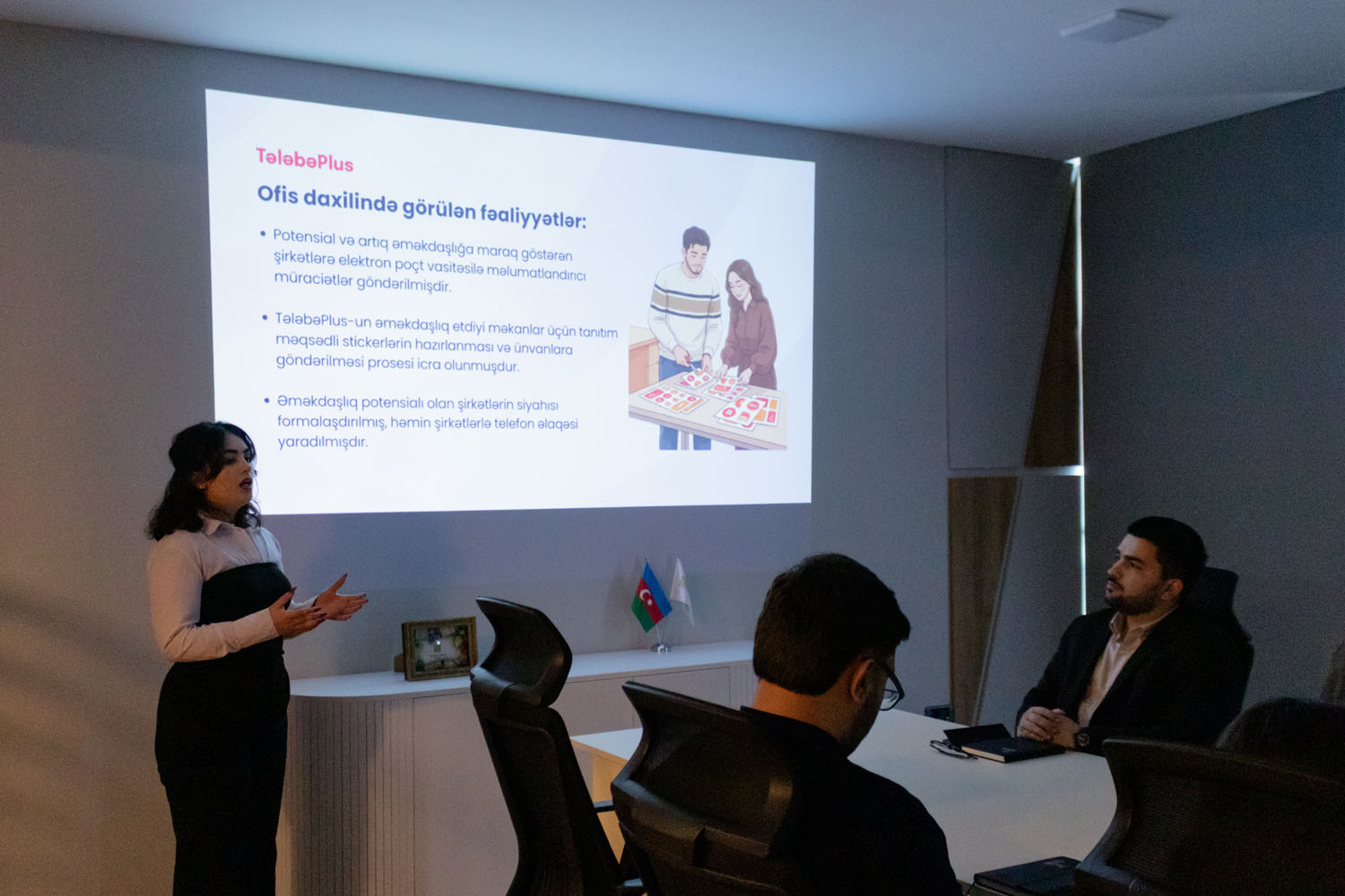 “Bir Könüllü” təşkilatının üzvləri TİF-də təcrübə proqramını bitiriblər