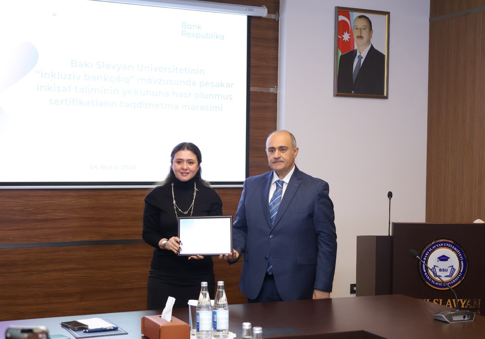 BSU-da inklüziv bankçılıq təlimi yekunlaşıb