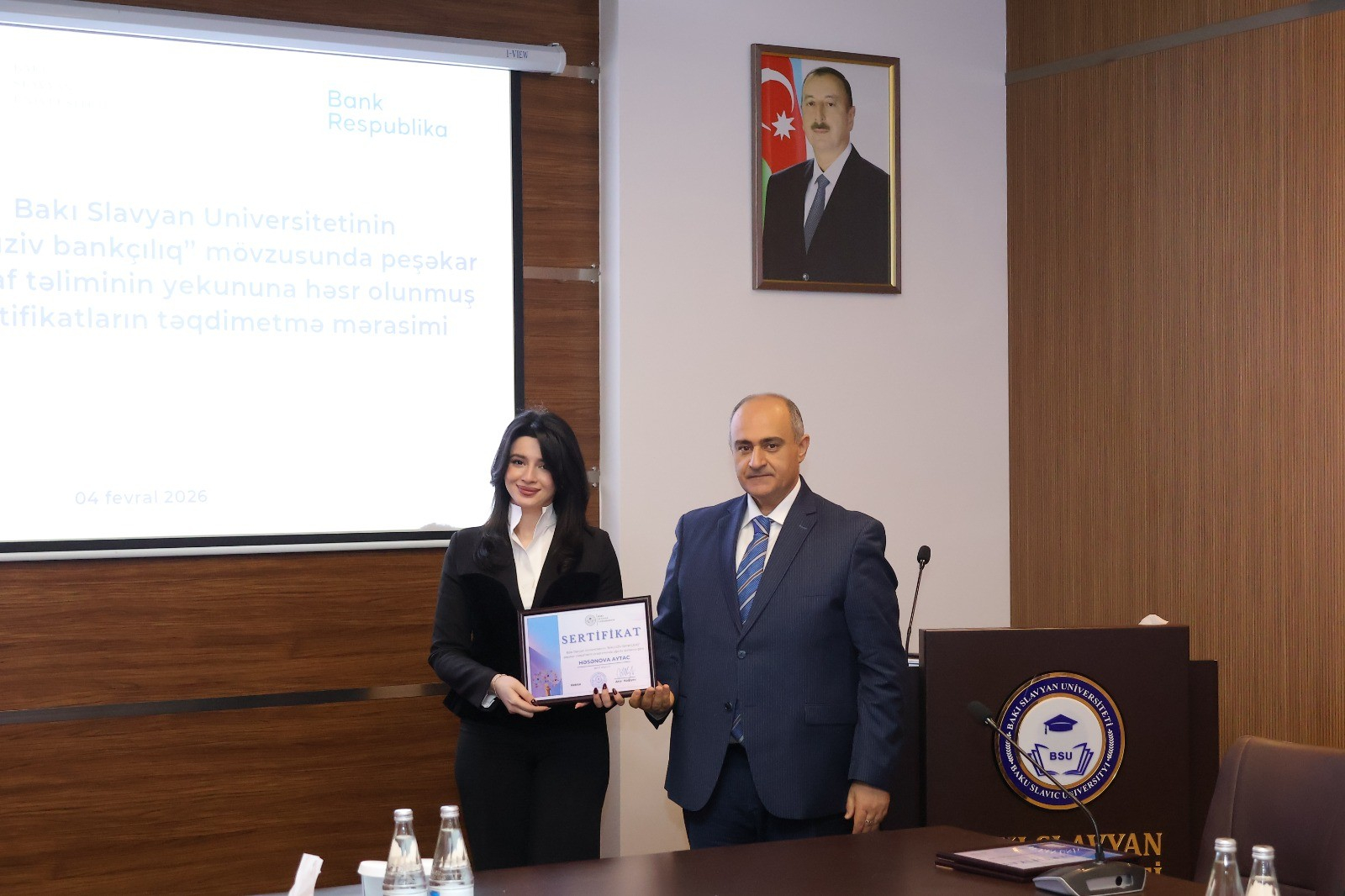 BSU-da inklüziv bankçılıq təlimi yekunlaşıb