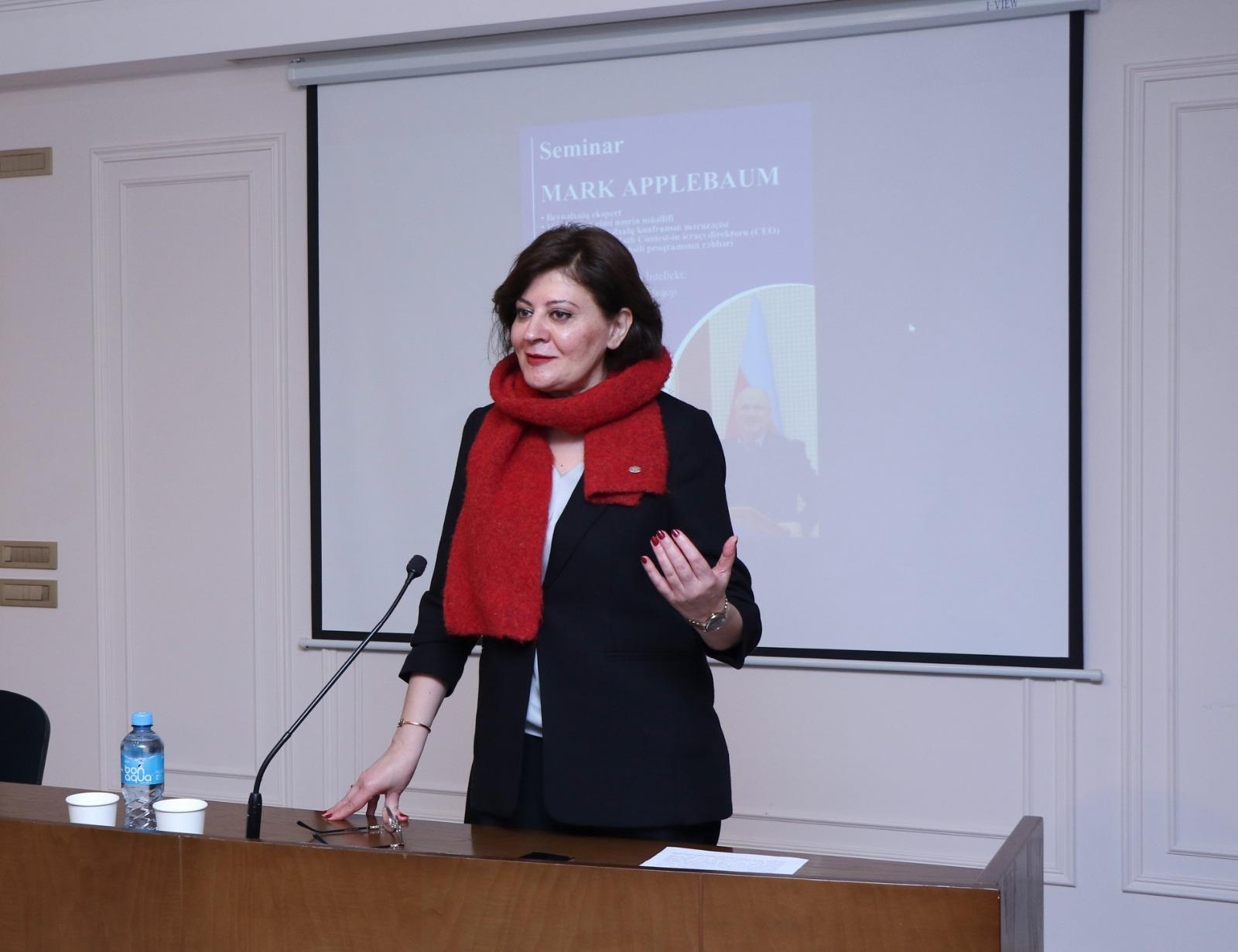 İsrailli professor AzMİU-da seminar keçib