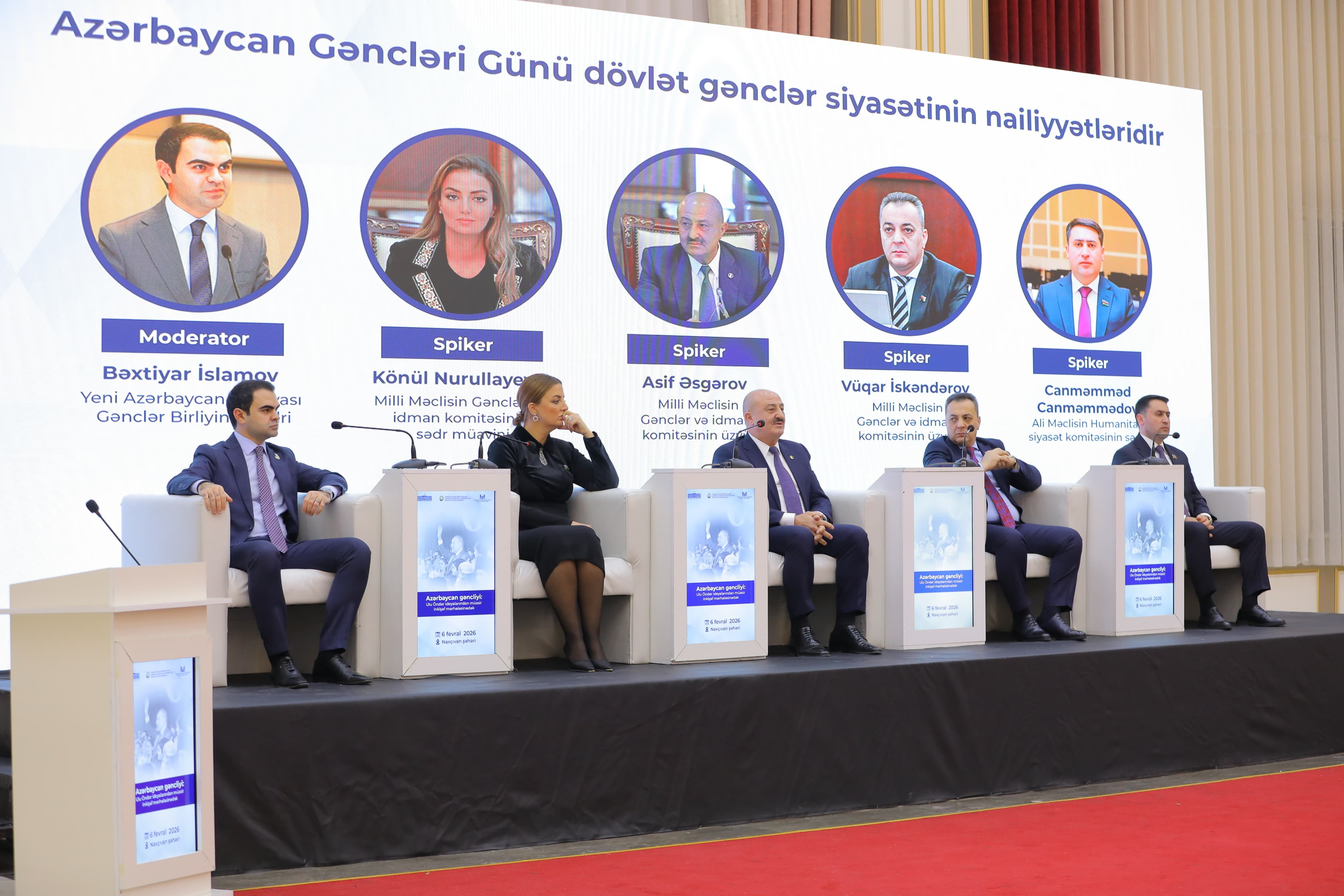 Naxçıvanda “Azərbaycan gəncliyi: Ulu Öndər ideyalarından müasir inkişaf mərhələsinədək” adlı tədbir keçirilib