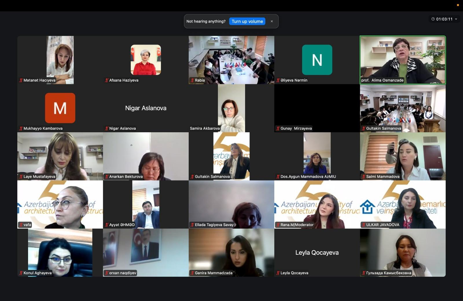 AzMİU-da beynəlxalq elmi-praktik konfrans keçirilib