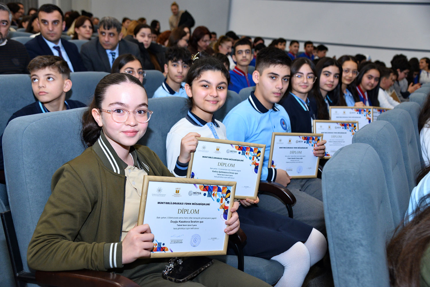 Müsabiqə və olimpiada qalibləri mükafatlandırılıb