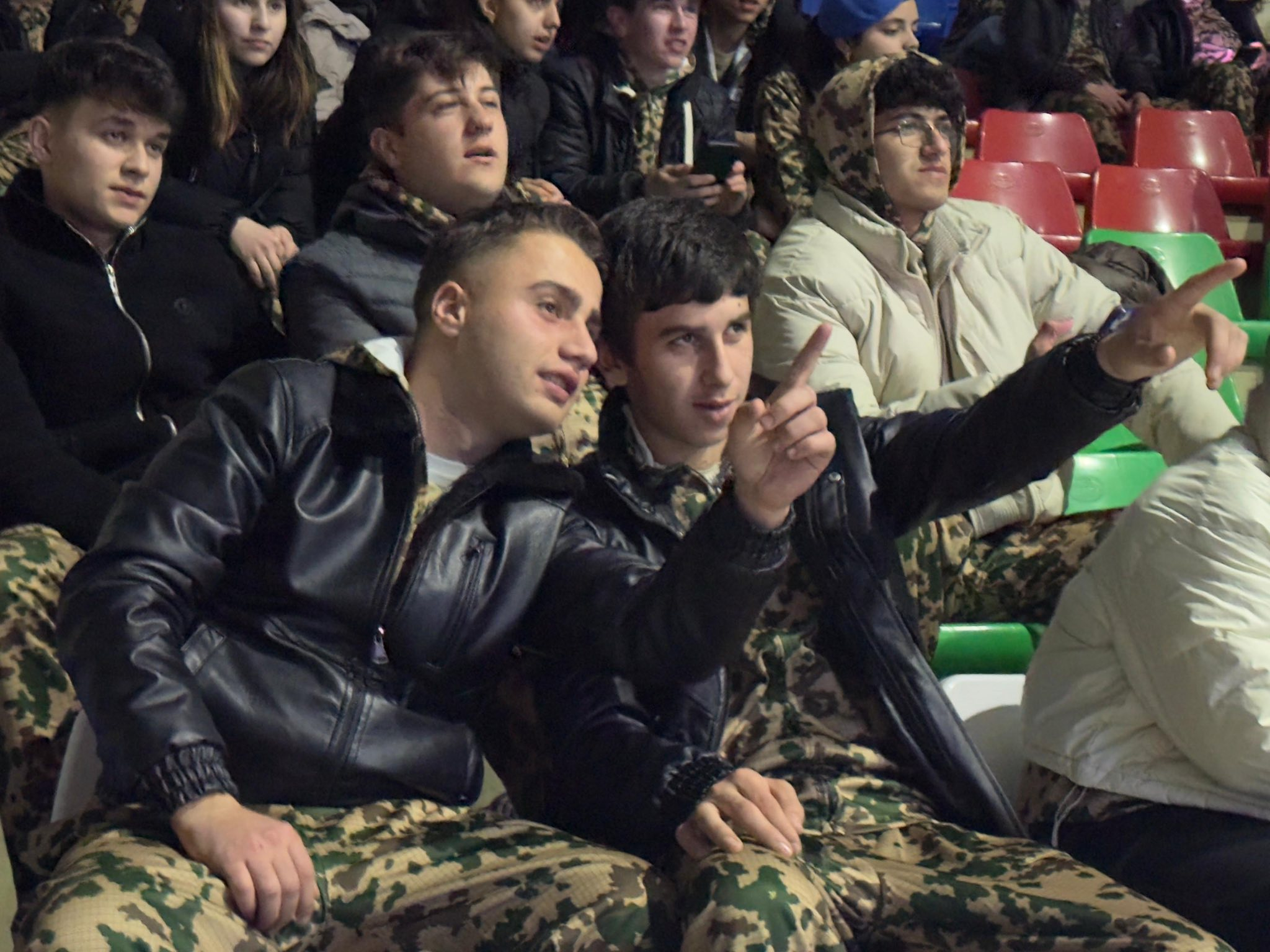 Qəbələ Dövlət Peşə Təhsil Mərkəzinin tələbələri düşərgədə iştirak edirlər