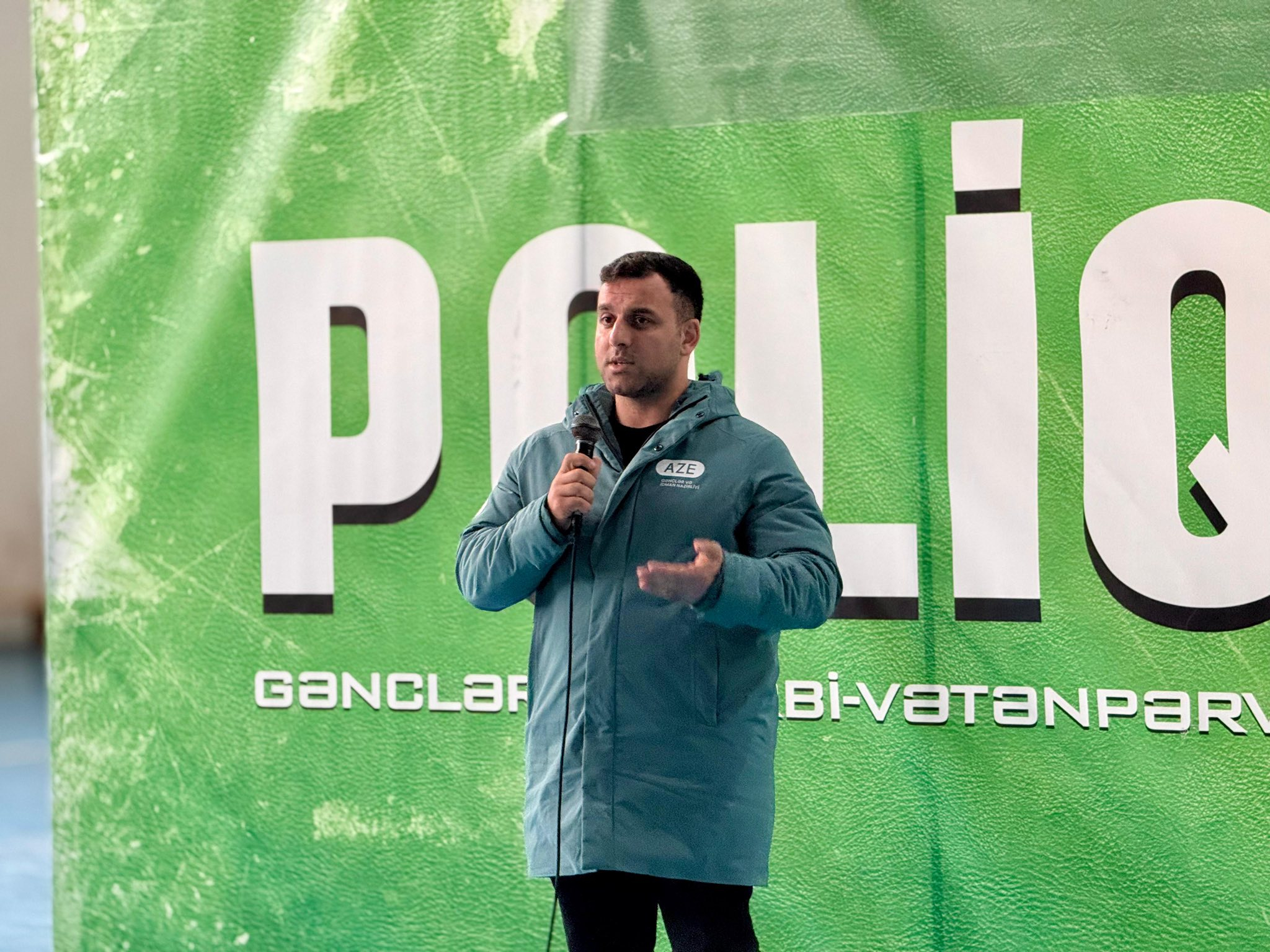 Qəbələ Dövlət Peşə Təhsil Mərkəzinin tələbələri düşərgədə iştirak edirlər