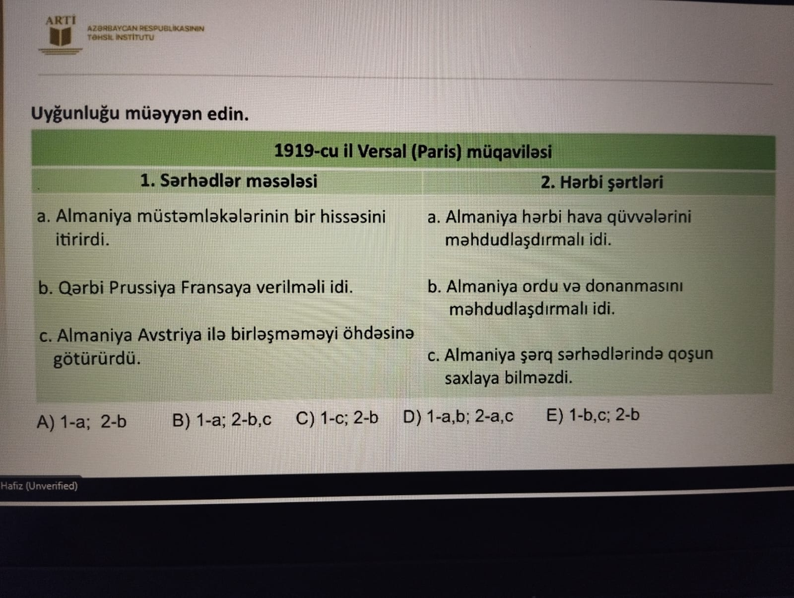 Sertifikasiyaya hazırlaşan tarix müəllimləri üçün