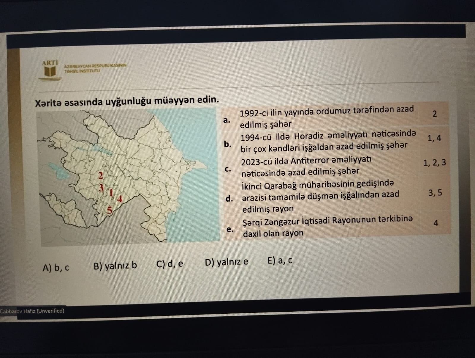 Sertifikasiyaya hazırlaşan tarix müəllimləri üçün