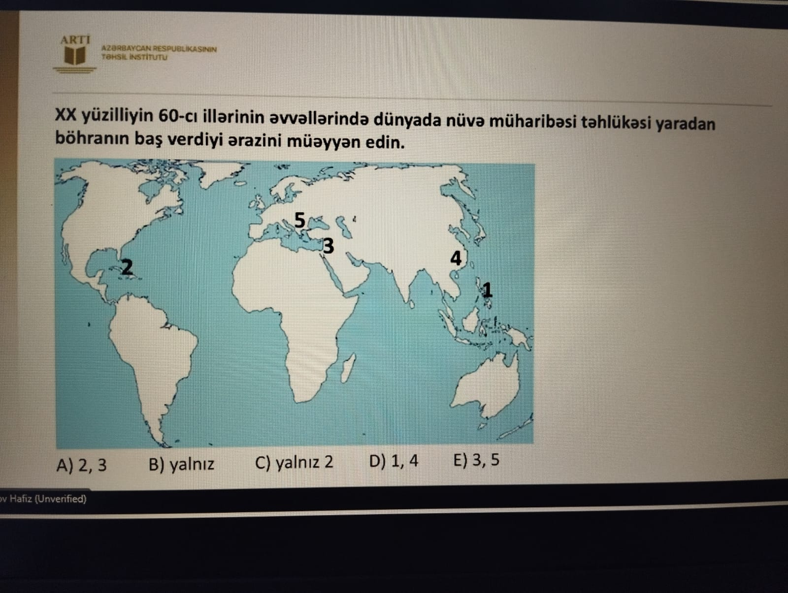Sertifikasiyaya hazırlaşan tarix müəllimləri üçün