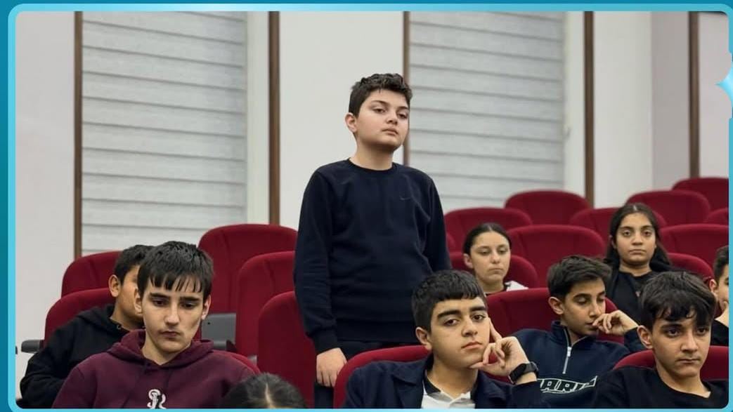 NDU-nun nəzdindəki gimnaziyada Şagird Elmi Cəmiyyəti yaradılıb