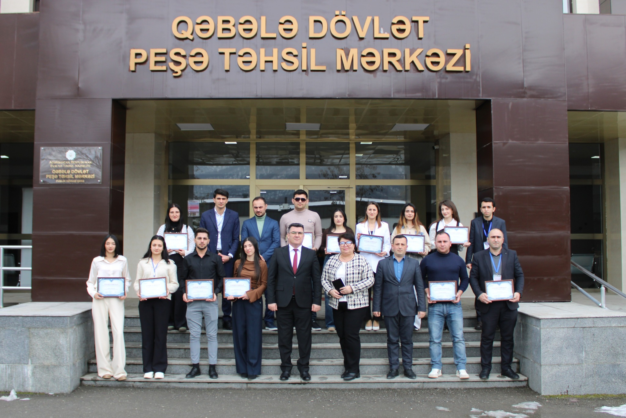 Qəbələ Dövlət Peşə Təhsil Mərkəzində YTP məzunları ilə görüş keçirilib