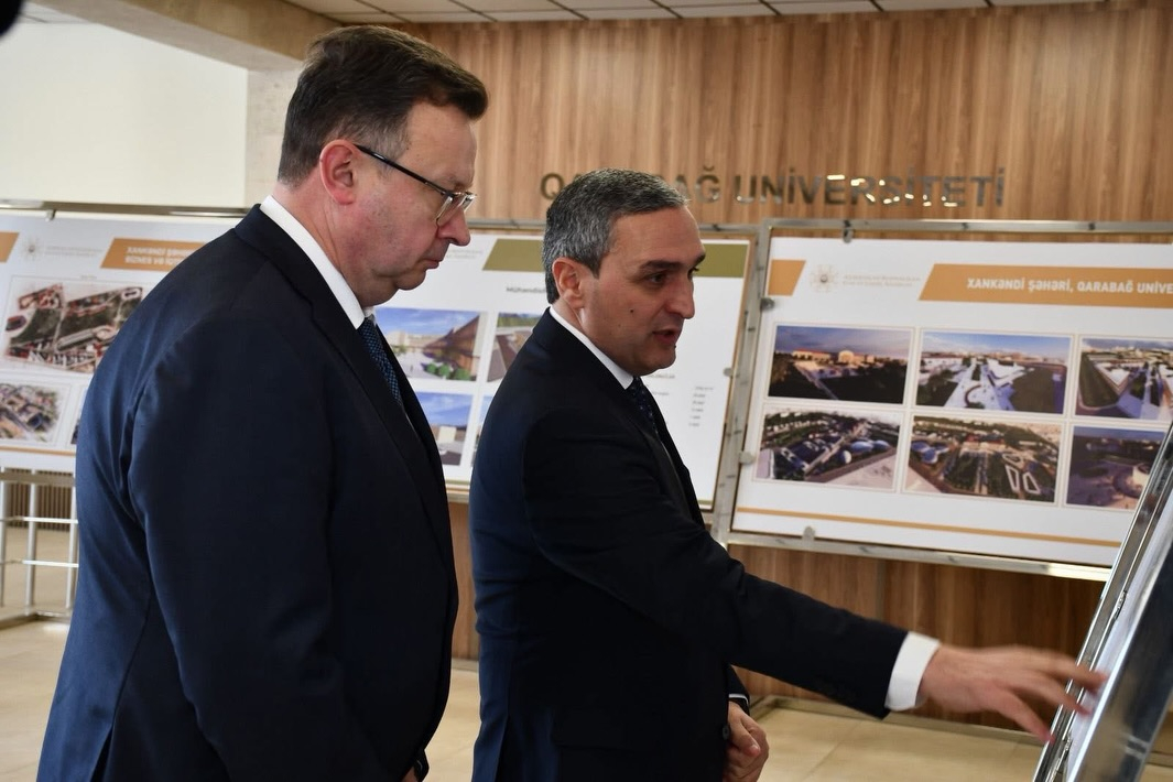 Qarabağ Universitetinin Belarus məktəbləri ilə əməkdaşlığı müzakirə edilib