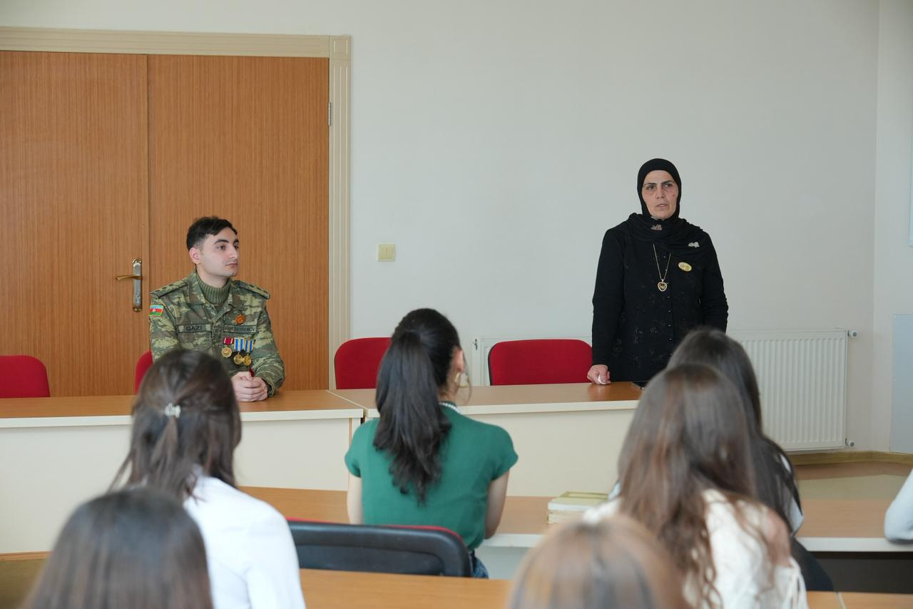 NDU-da yaz semestrinin ilk dərslərini şəhid ailələri və qazilər keçib