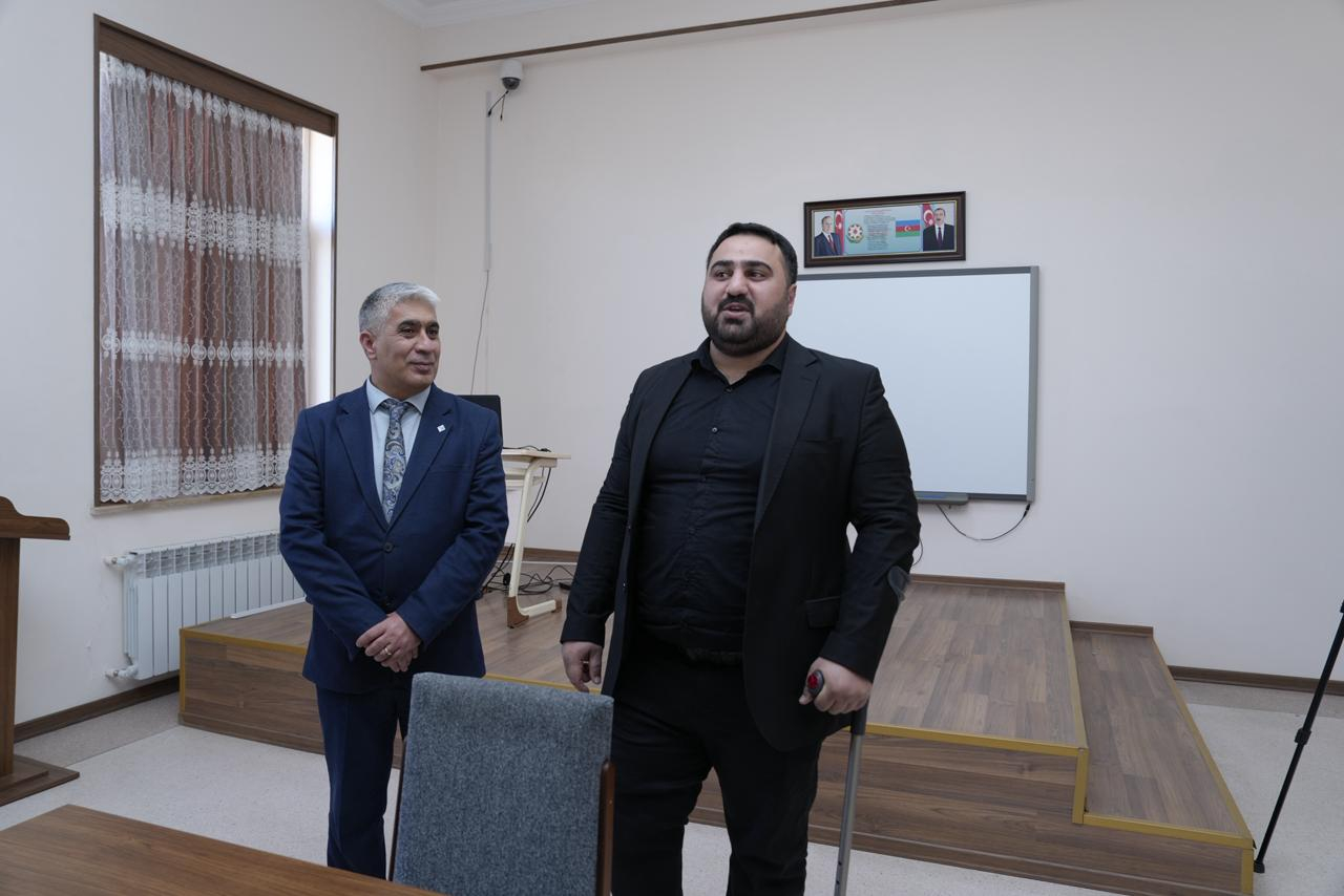 NDU-da yaz semestrinin ilk dərslərini şəhid ailələri və qazilər keçib