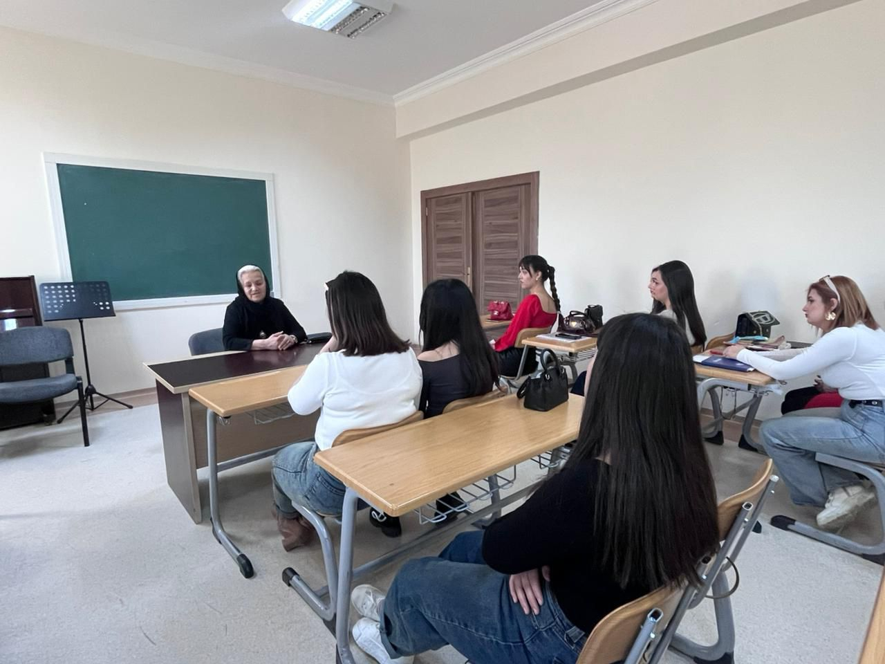 NDU-da yaz semestrinin ilk dərslərini şəhid ailələri və qazilər keçib