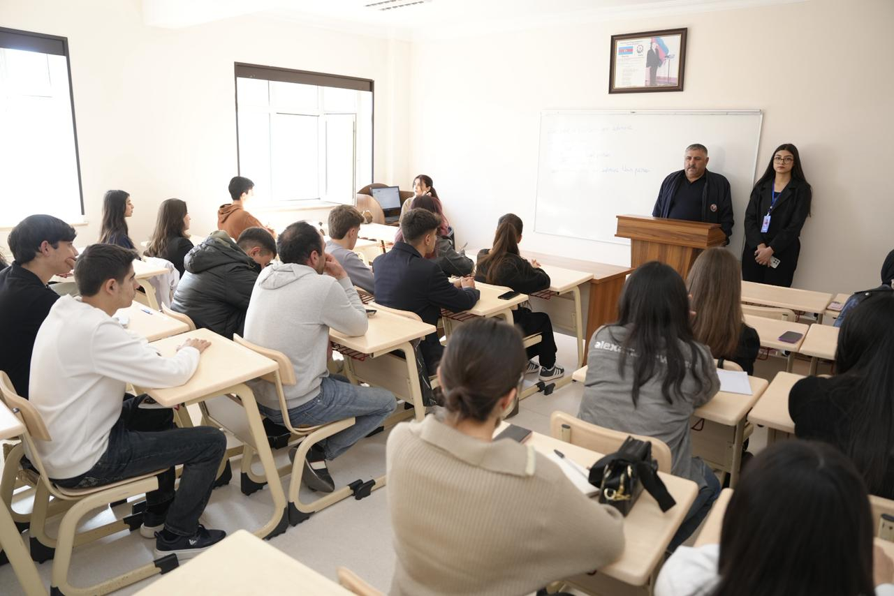 NDU-da yaz semestrinin ilk dərslərini şəhid ailələri və qazilər keçib