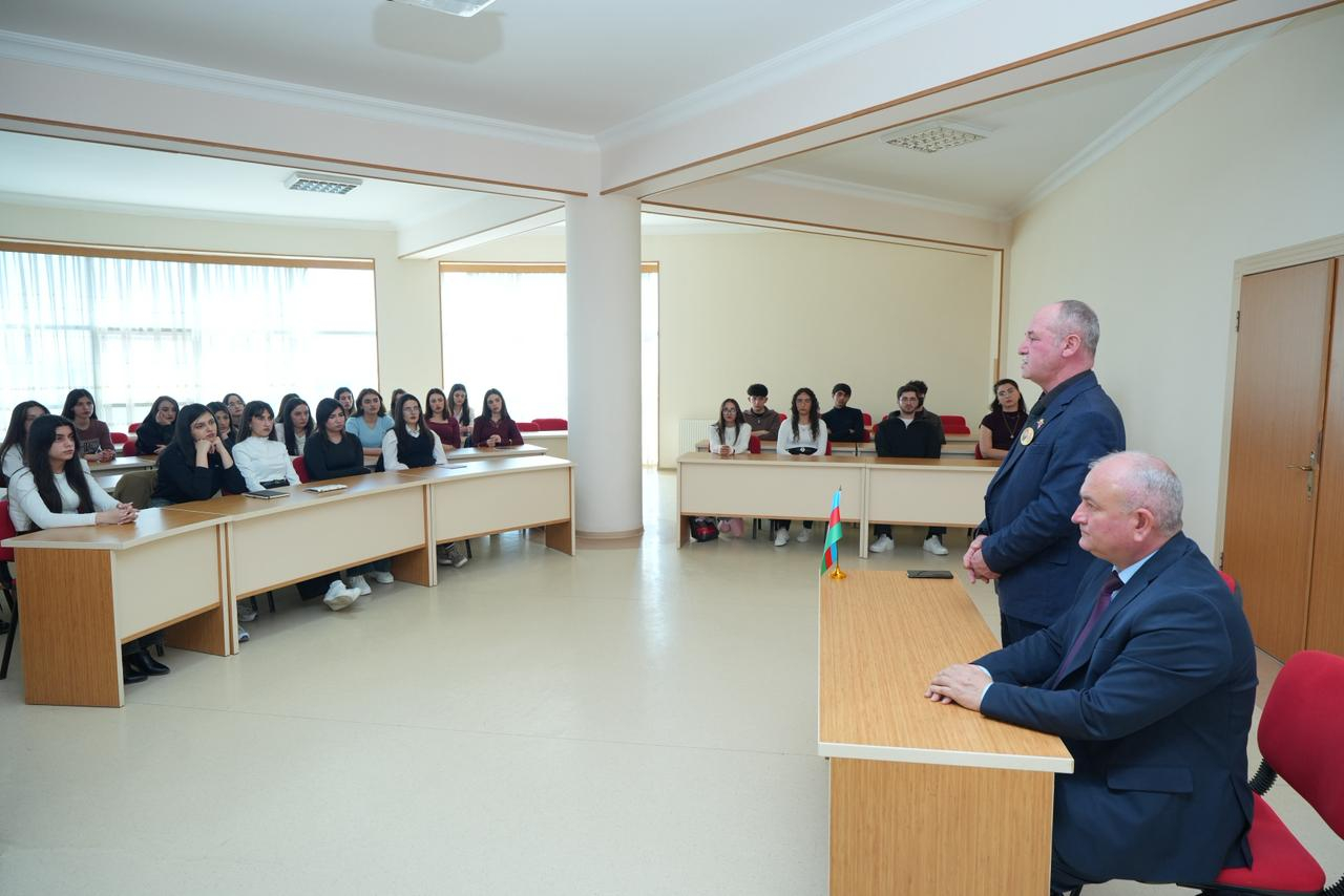 NDU-da yaz semestrinin ilk dərslərini şəhid ailələri və qazilər keçib