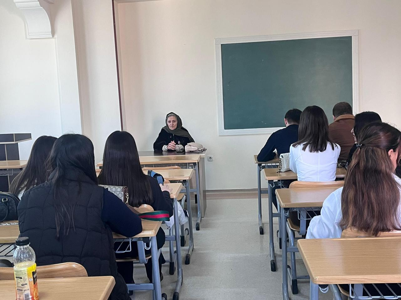 NDU-da yaz semestrinin ilk dərslərini şəhid ailələri və qazilər keçib