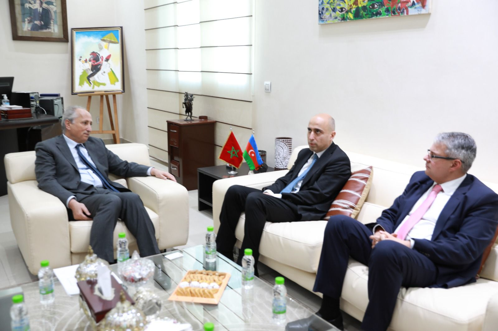 Emin Əmrullayev Mərakeşin milli təhsil, məktəbəqədər və idman naziri ilə görüşüb